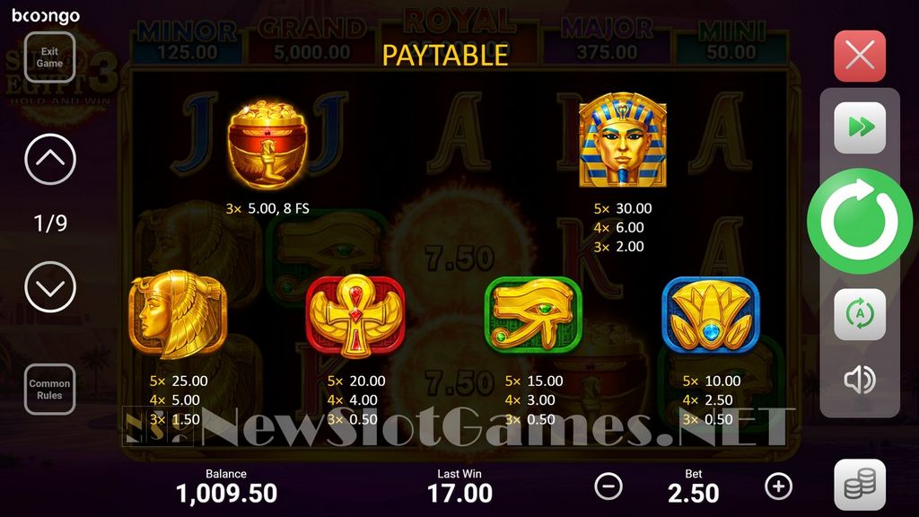 Sun of Egypt 3 Slot by 3